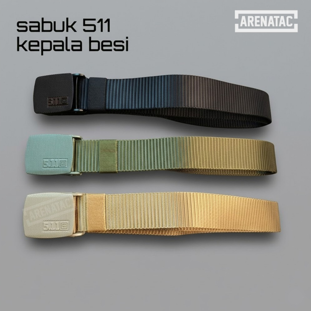 Sabuk Belt 511 Tactical Kepala Besi