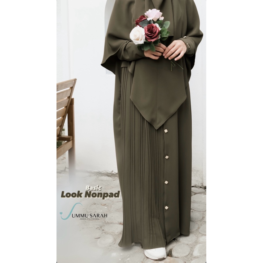 Preloved Halwa abaya set FK by ummu sarah sz L