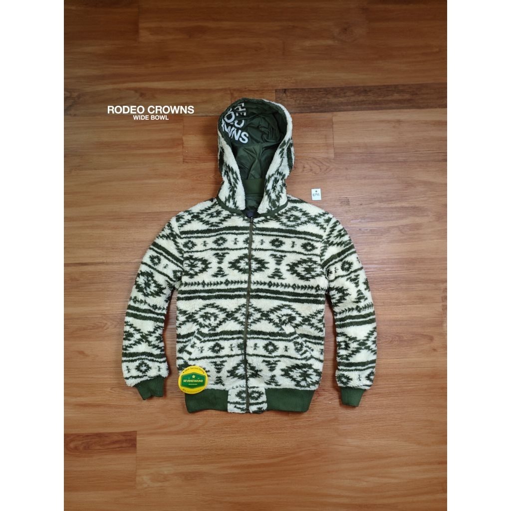 rodeo crowns casual bomber navajo reversible jacket