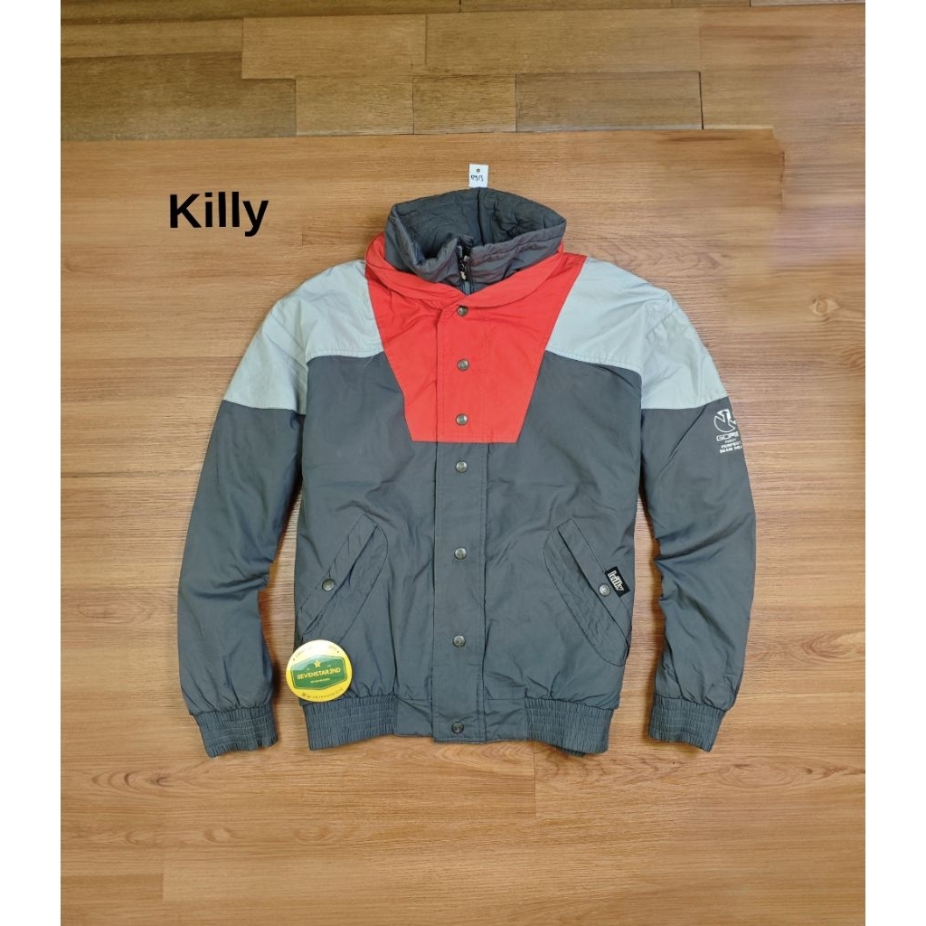 vintage killy casual daily bikers jacket