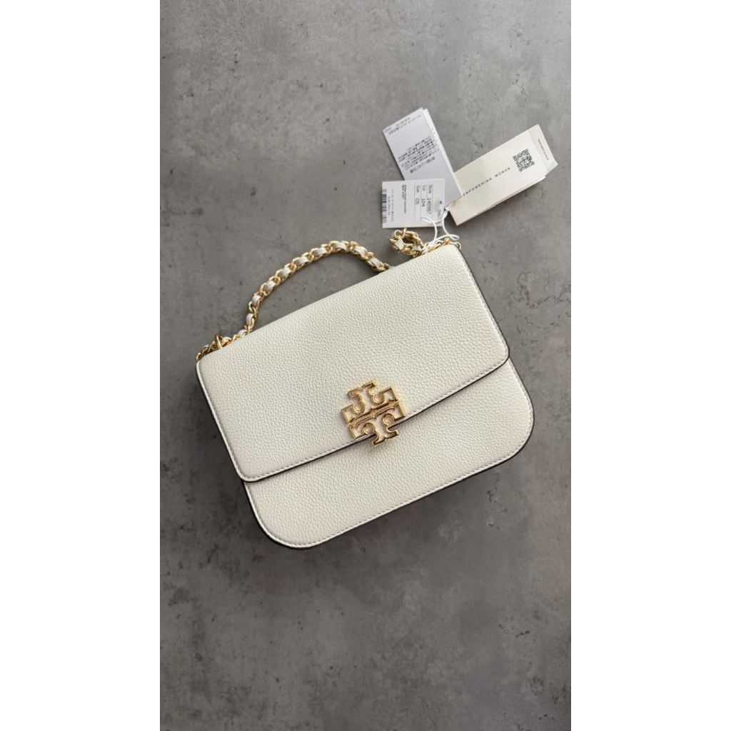 TB Britten Small Adjustable Shoulder Bag New Ivory