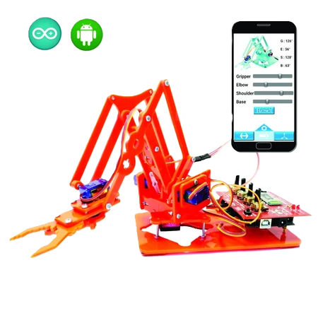 Arduino Uno Robot Arm Kit - Robot Lengan Arduino