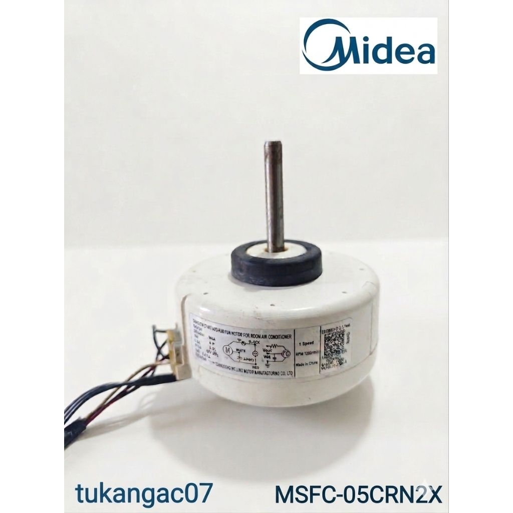 Motor fan Indoor AC Midea MSFC-05CRN2X MSFC-07CRN2X MSFC-09CRN2X Original Copotan