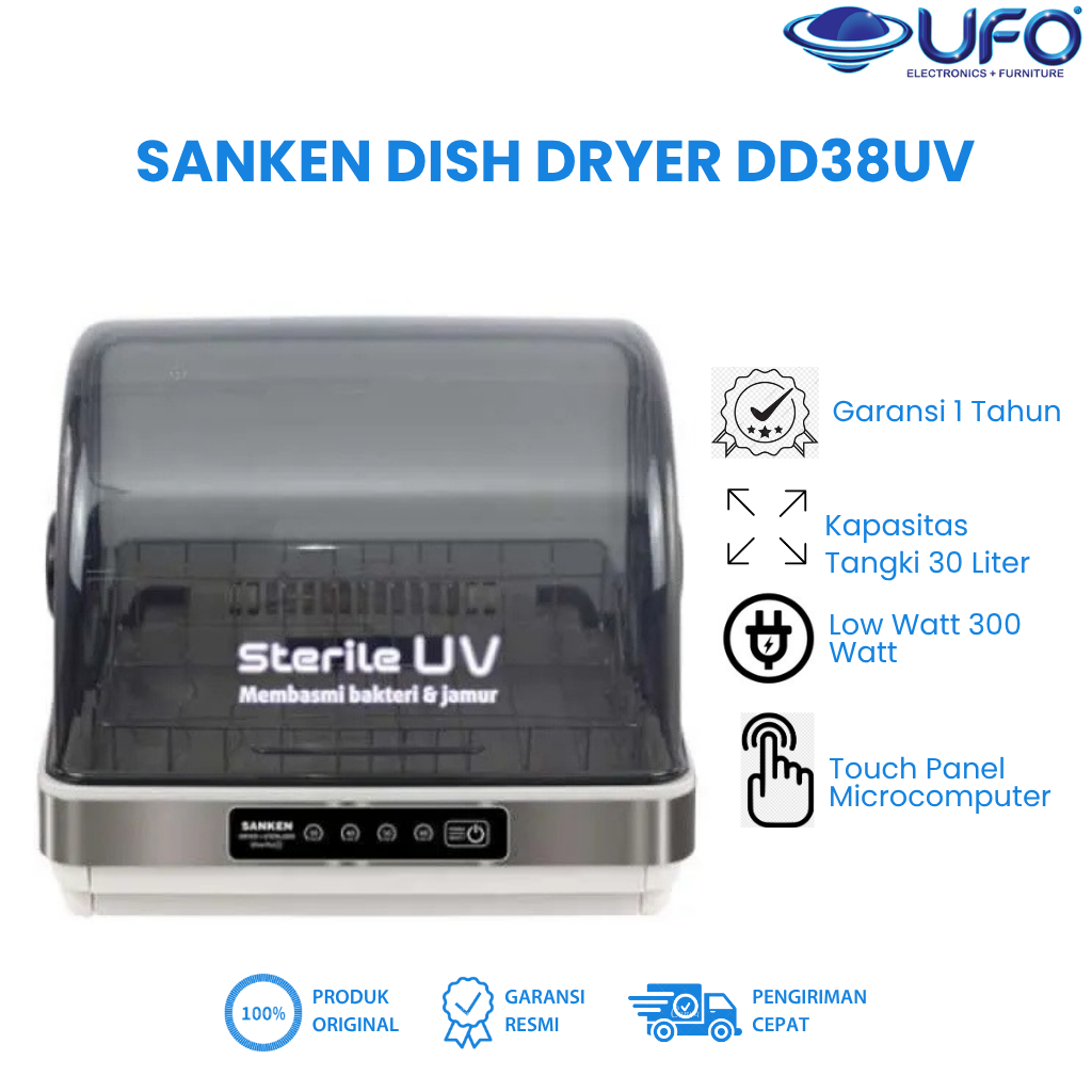 Sanken Dish Dryer DD38UV