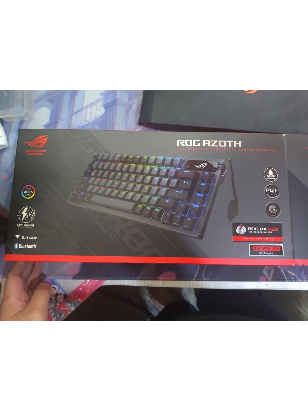 Keyboard Asus Rog Azoth MX Red bekas