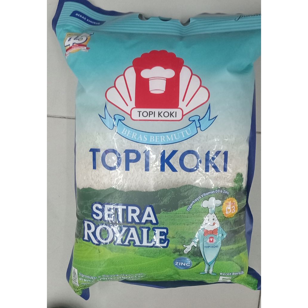 Beras Topi Koki Setra Royale 5 Kg
