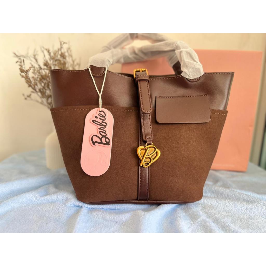 TAS WANITA DISNEY BARBIE BOX TAS SELEMPANG PREMIUM IMPORT