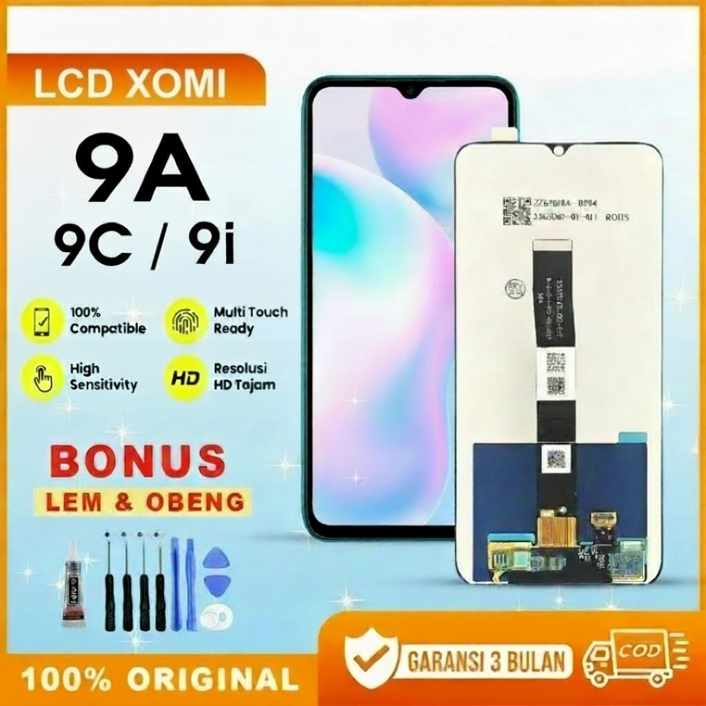 LCD XOMI RDMI 9A / 9C / 9i / 10A / PC0 C3 / C31 FULLSET TOUCHSCREEN ORIGINAL