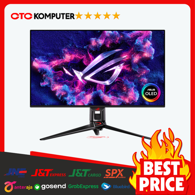 Monitor ASUS LED ROG Swift OLED PG32UCDP - 4K 240Hz FHD 480Hz 32" Inch