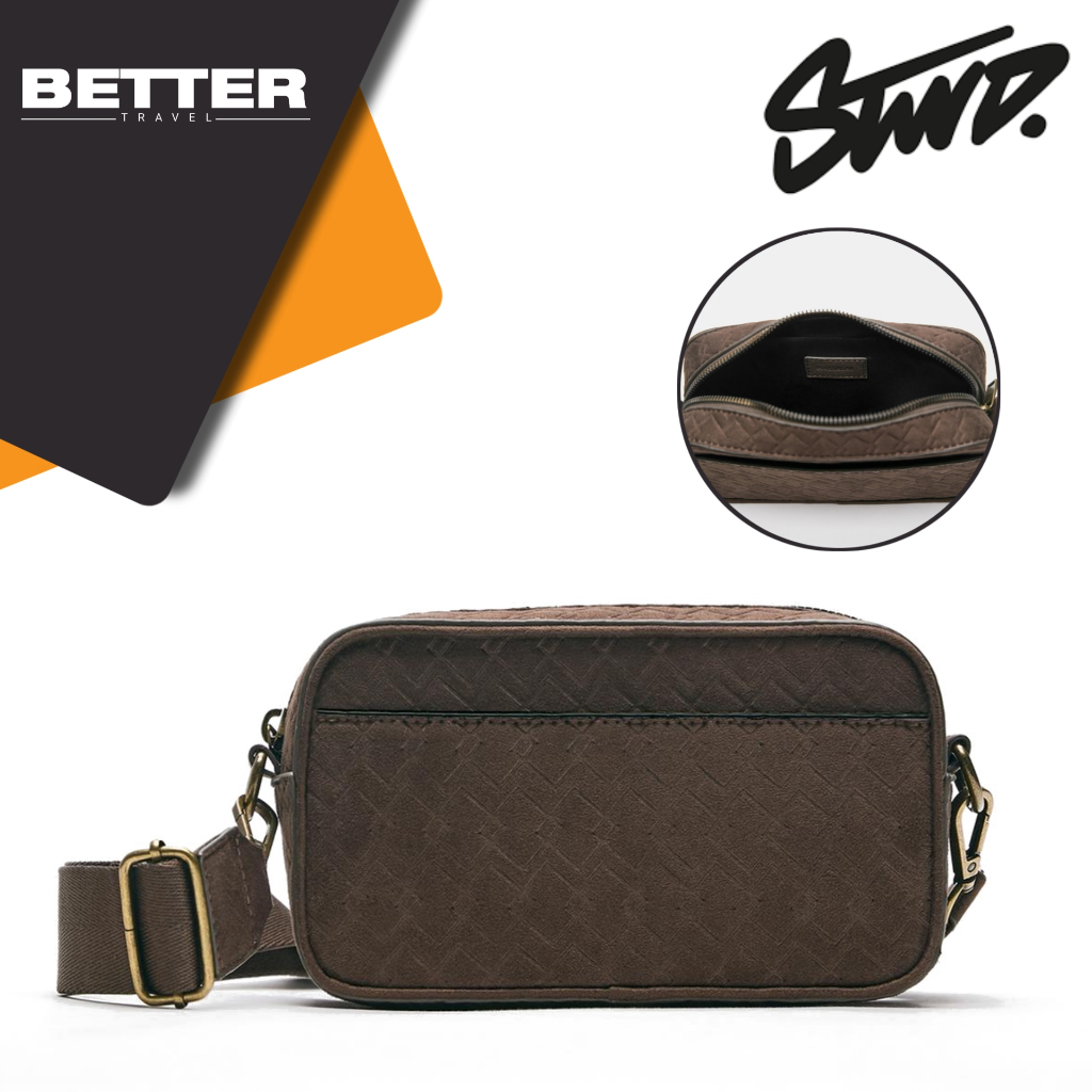 STWD by pull & bear tas selempang pria kasual daily crossbody shoulder bag