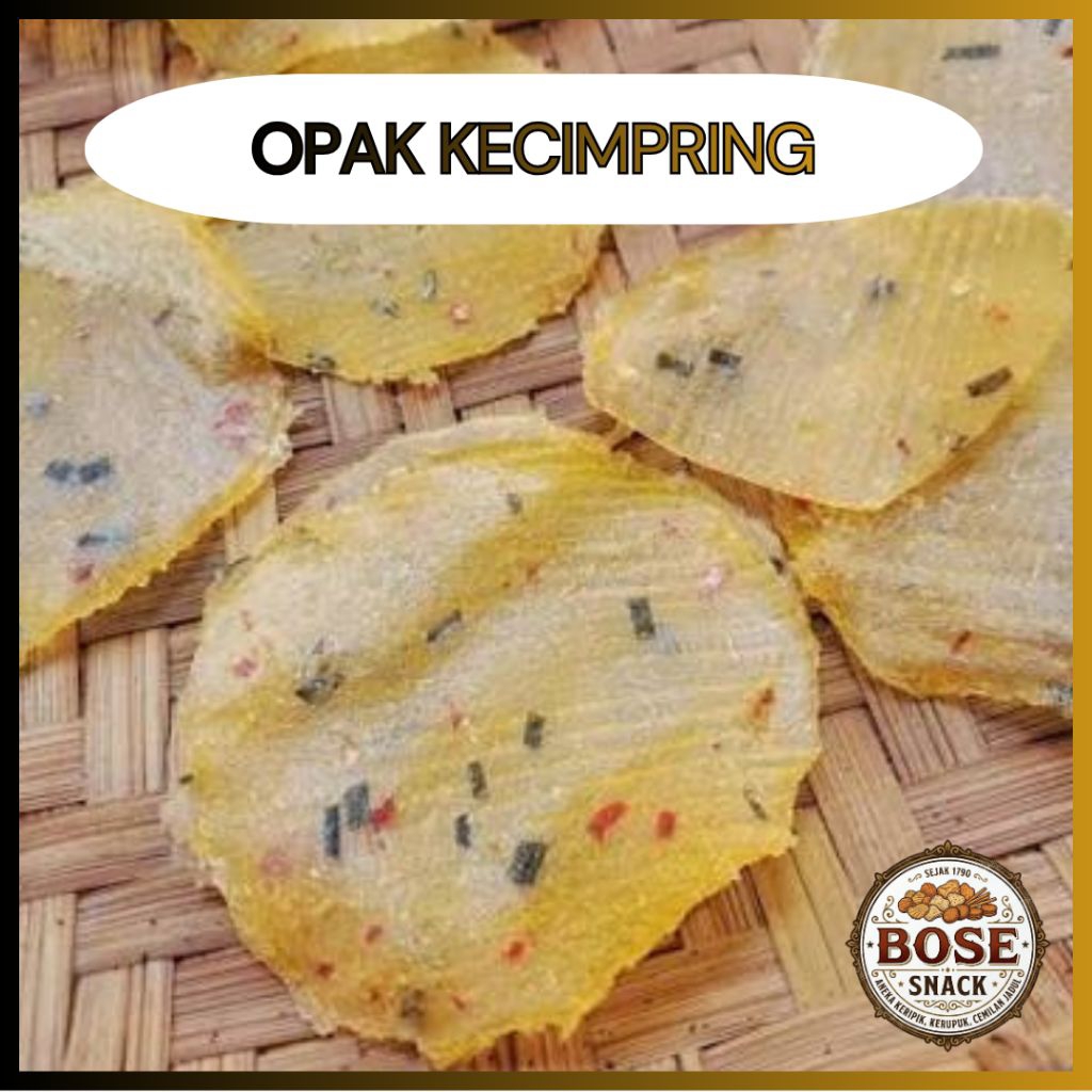Opak Kecimpring Singkong Mentah 1 Kg