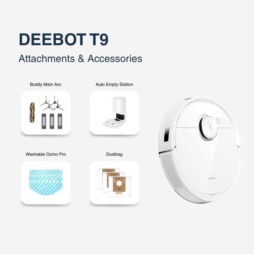 Ecovacs DEEBOT T9 Attachments & Accessories