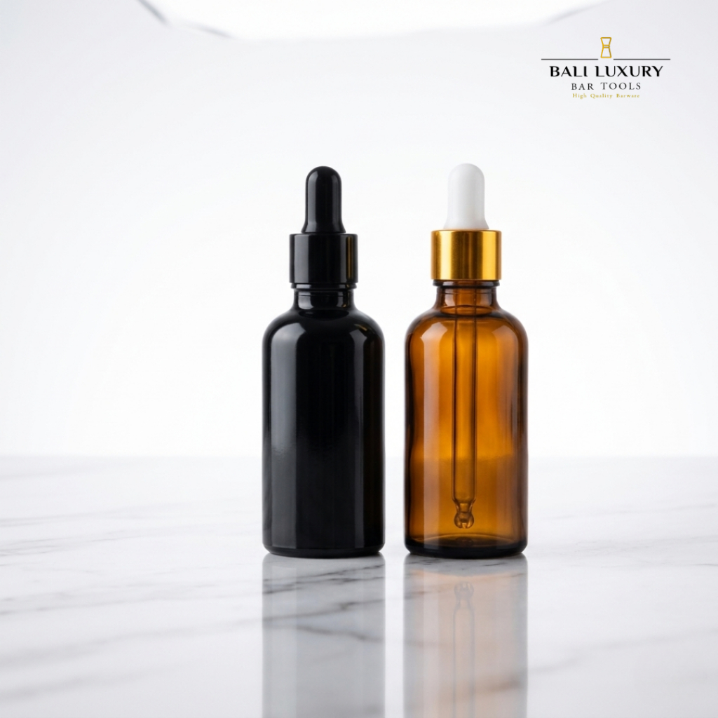 Bali Luxury | Premium Bitter Bottle Dropper Kaca 50ml - Botol Tetes Cocktail Bartender Mixology