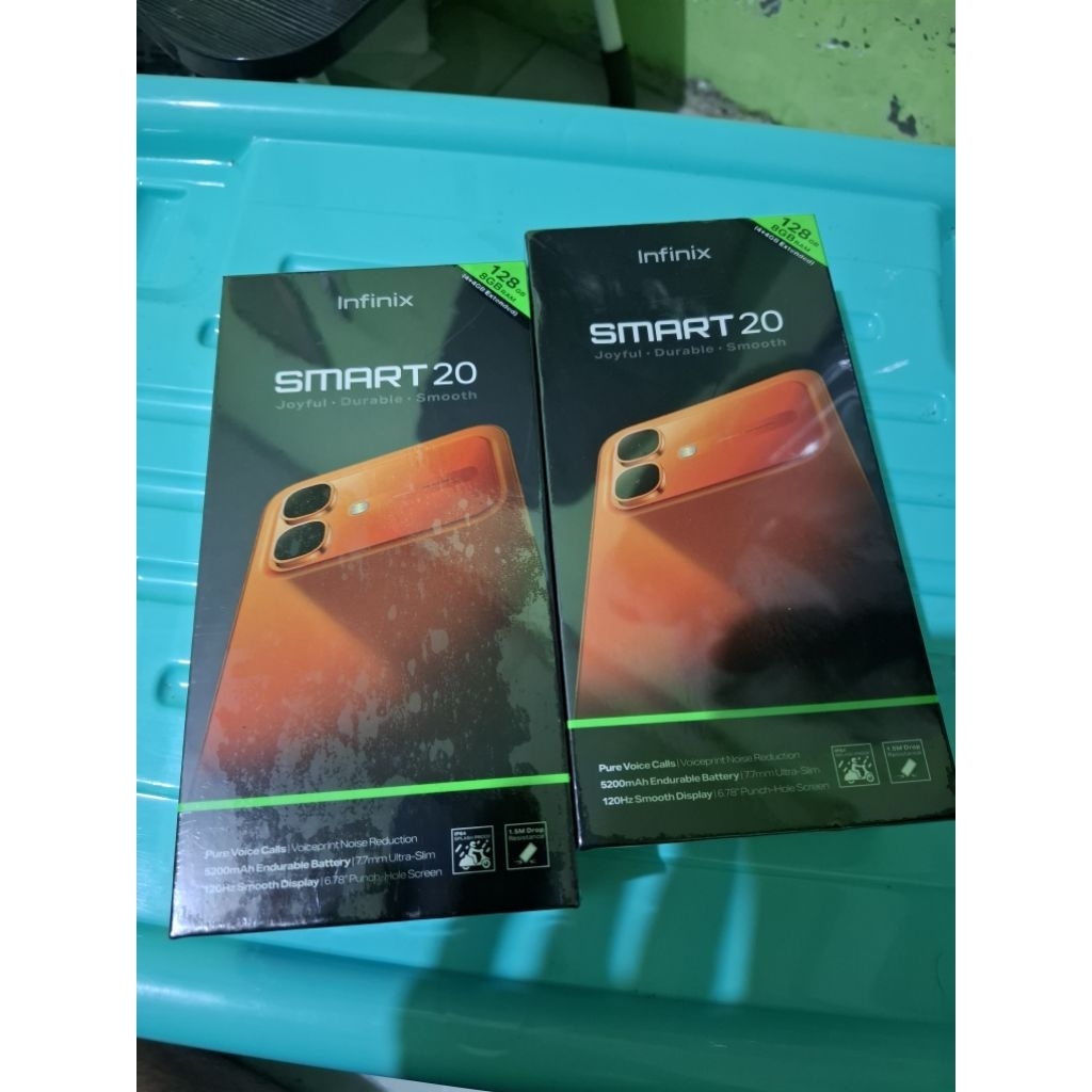 Infinix smart 20 Ram 4+4/128 baru garansi resmi murah meriah