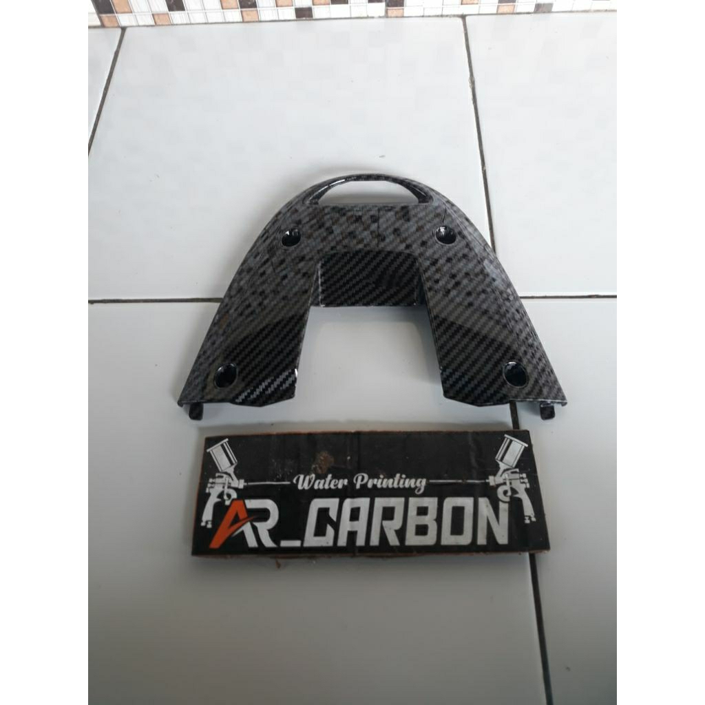 COVER STOP SAMBUNGAN BODY BODY BELAKANG BAWAH VARIO 110 KARBU OLD KARBON CLUP