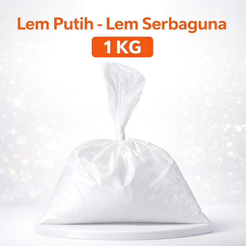 Lem Putih 1Kg - Lem Putih Rajawali Lem Putih Kertas PVAC Sepatu - Lem Fox Perekat Kertas Kayu