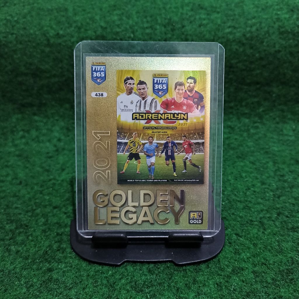 KARTU BOLA GOLDEN LEGACY 2021 RONALDO MESSI PANINI ADRENALYN FIFA 364
