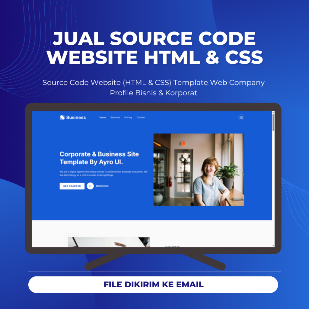 Source Code Website Company Profile Bisnis & Korporat HTML CSS Template Responsive Siap Pakai