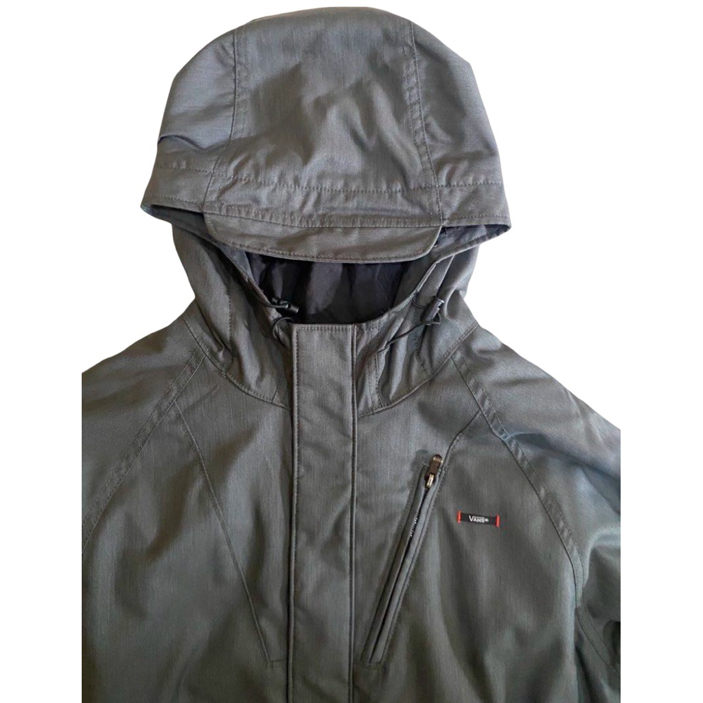 VANS HOODIE WINDBREAKER JACKET GREY