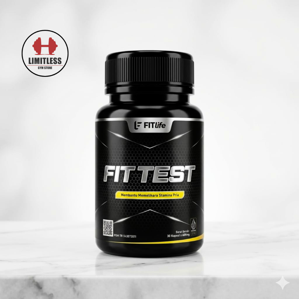 Fitlife FITTEST Testo Booster 30 Kapsul BPOM Tongkat Ali Maca