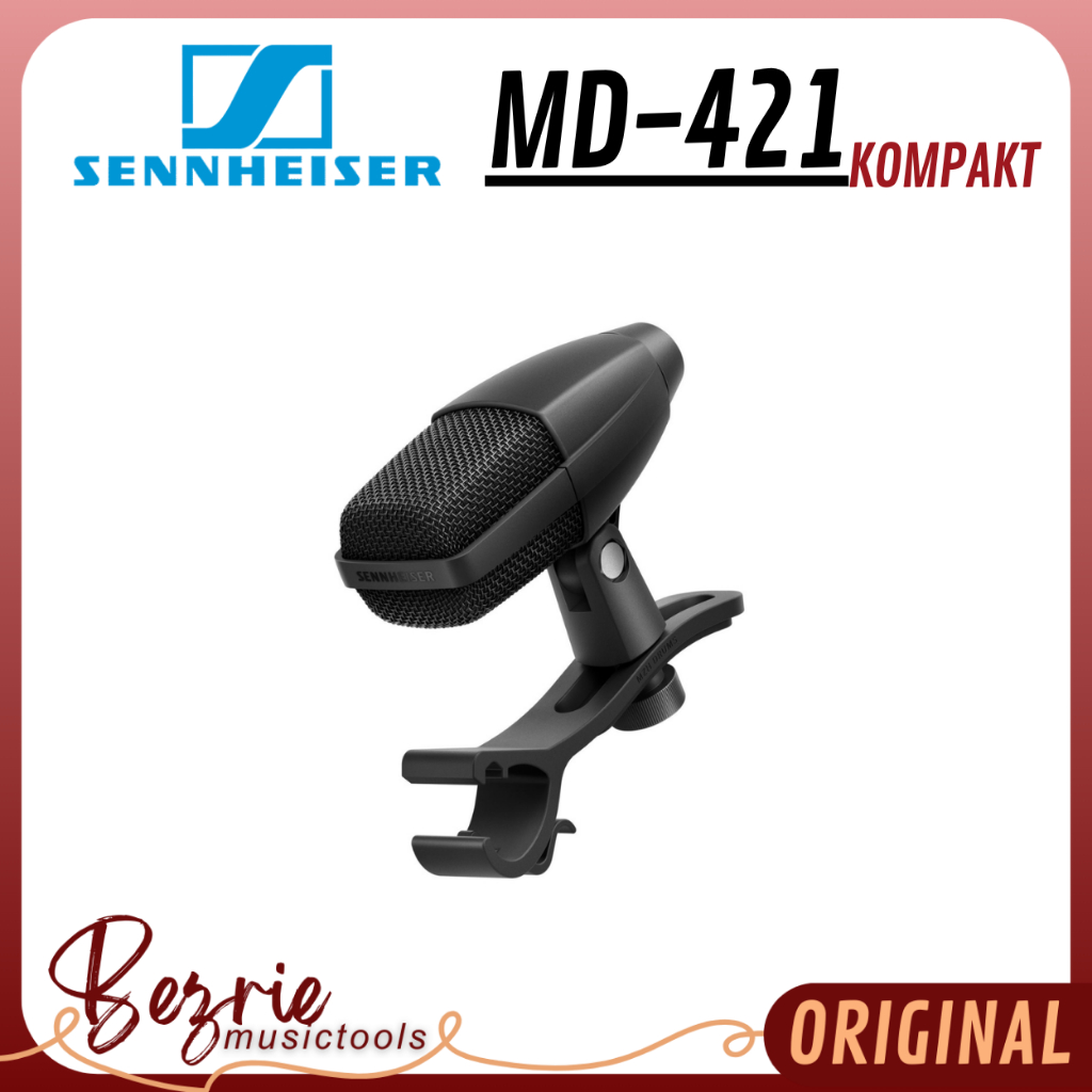 Sennheiser MD421 Kompakt with Drum Clamp Original MD 421 Kompakt