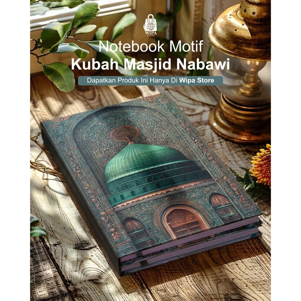 Notebook Buku Catatan Motif Kubah Masjid Nabawi
