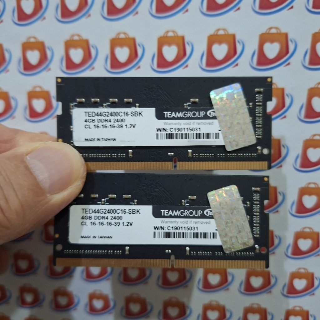 RAM TEAM DDR4 8GB (2x4GB) 2400