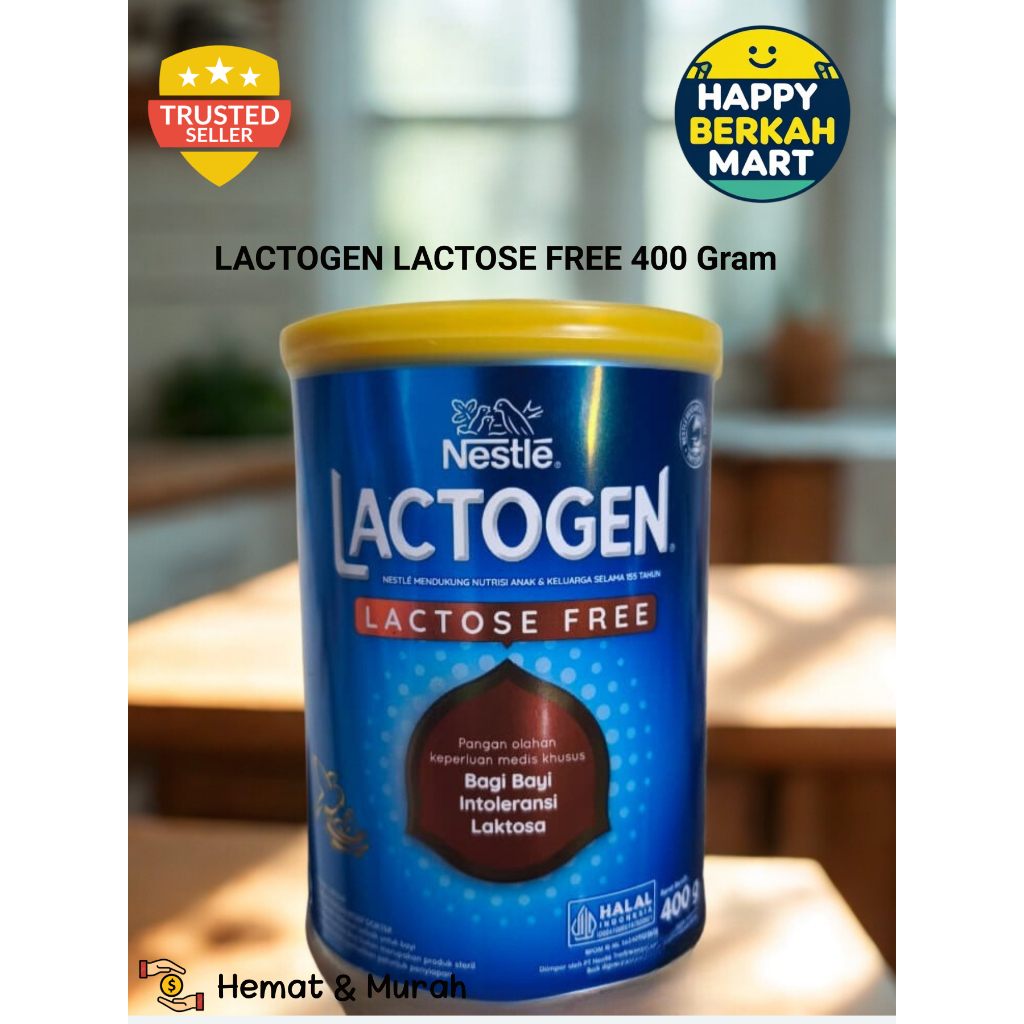 Lactogen Lactose Free 400 gr - Susu Formula Bebas Laktosa untuk Bayi 0-12 Bulan