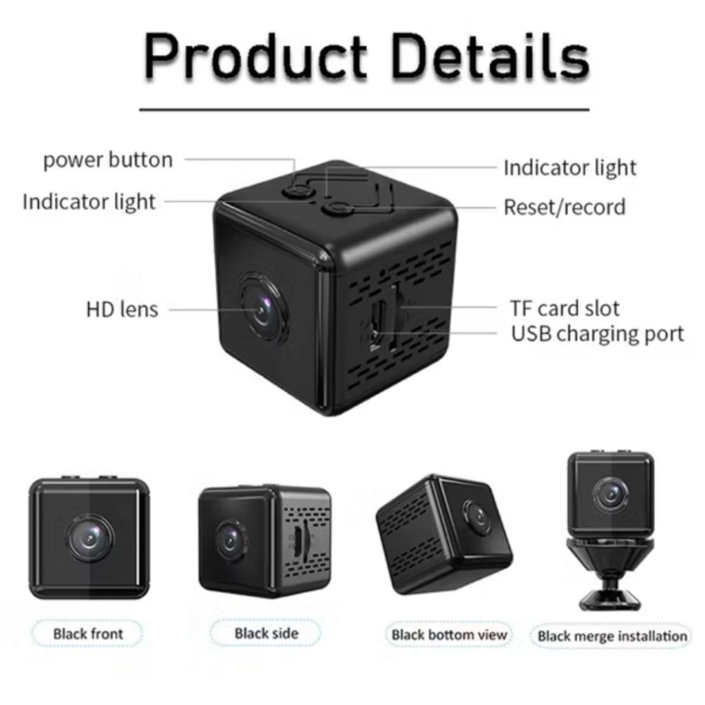 EYESEC kamera tersembunyi spy cam mini CCTV wifi