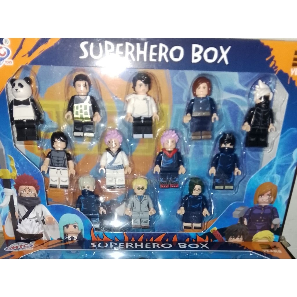 roboman superhero box 12 pcs/lego roboman/lego ninjago