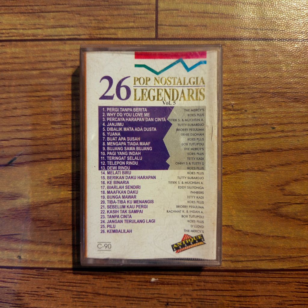 Kaset Pita 26 Pop Nostalgia Legendaris Vol 5
