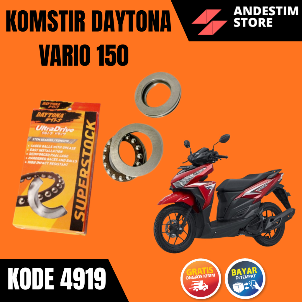 Komstir Daytona Racing Honda Vario 150 Original 4919