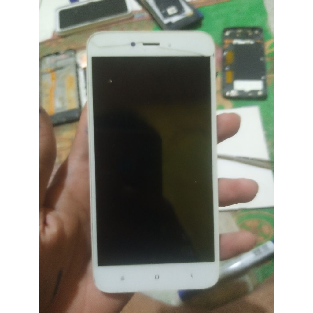 LCD Bagus TC retak normal Redmi 5A Original Cabutan
