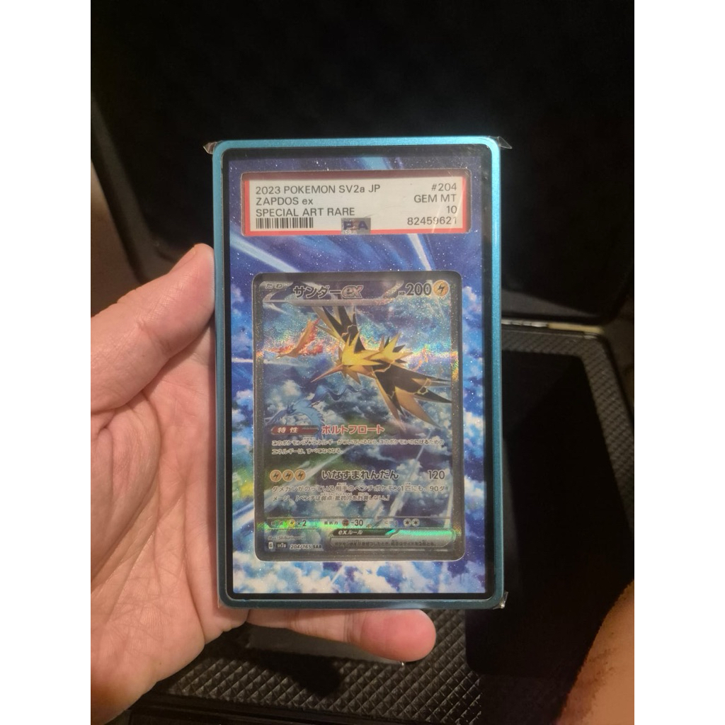 Kartu Pokemon Jepang Grading PSA Pokemon Card TCG Zapdos ex 204 JPN PSA 10