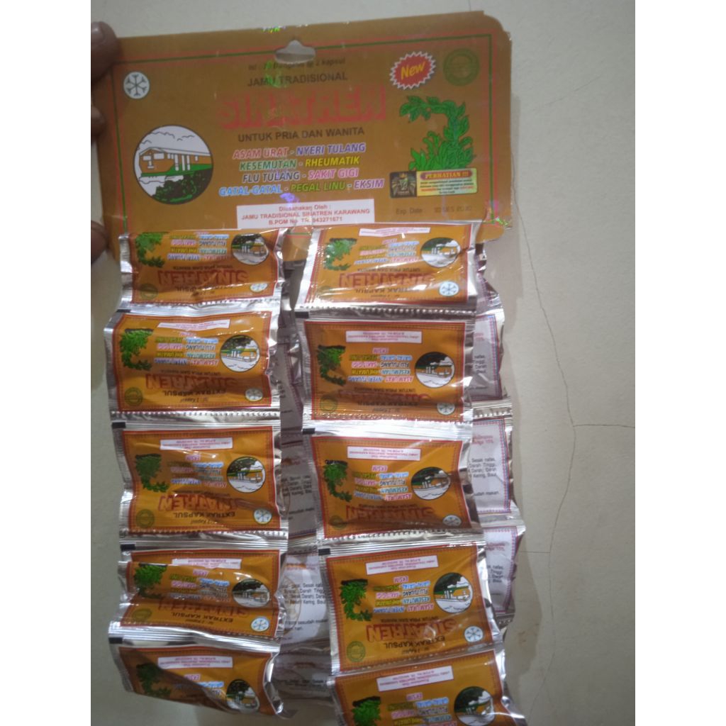 herballll ball terdisional kapsul sinatren peria dan wanita