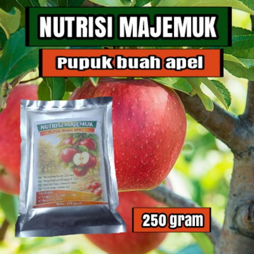 pupuk buah apel booster apel 250 gram