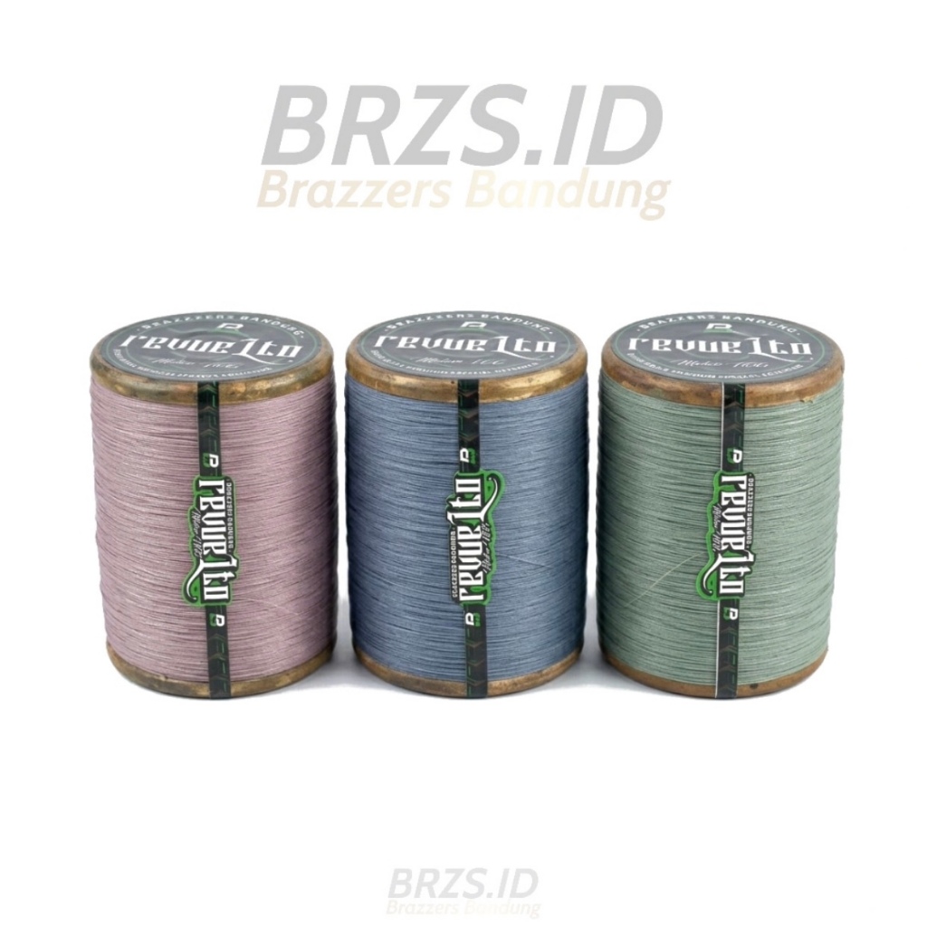 Gelasan Molor Brazzers “REVUELTO" 022 6000yard N66 Bobin Hijau Halus Licin