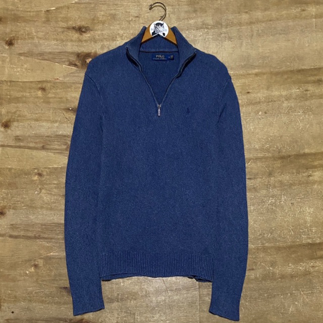 Polo halfzip knit