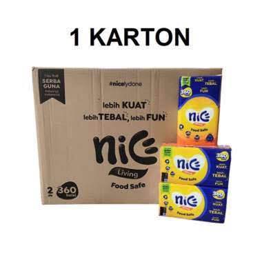 Tissue Nice 360 sheet 1 dus isi 60pack 1 dus 360s/Tisu Nice 360 1Dus
