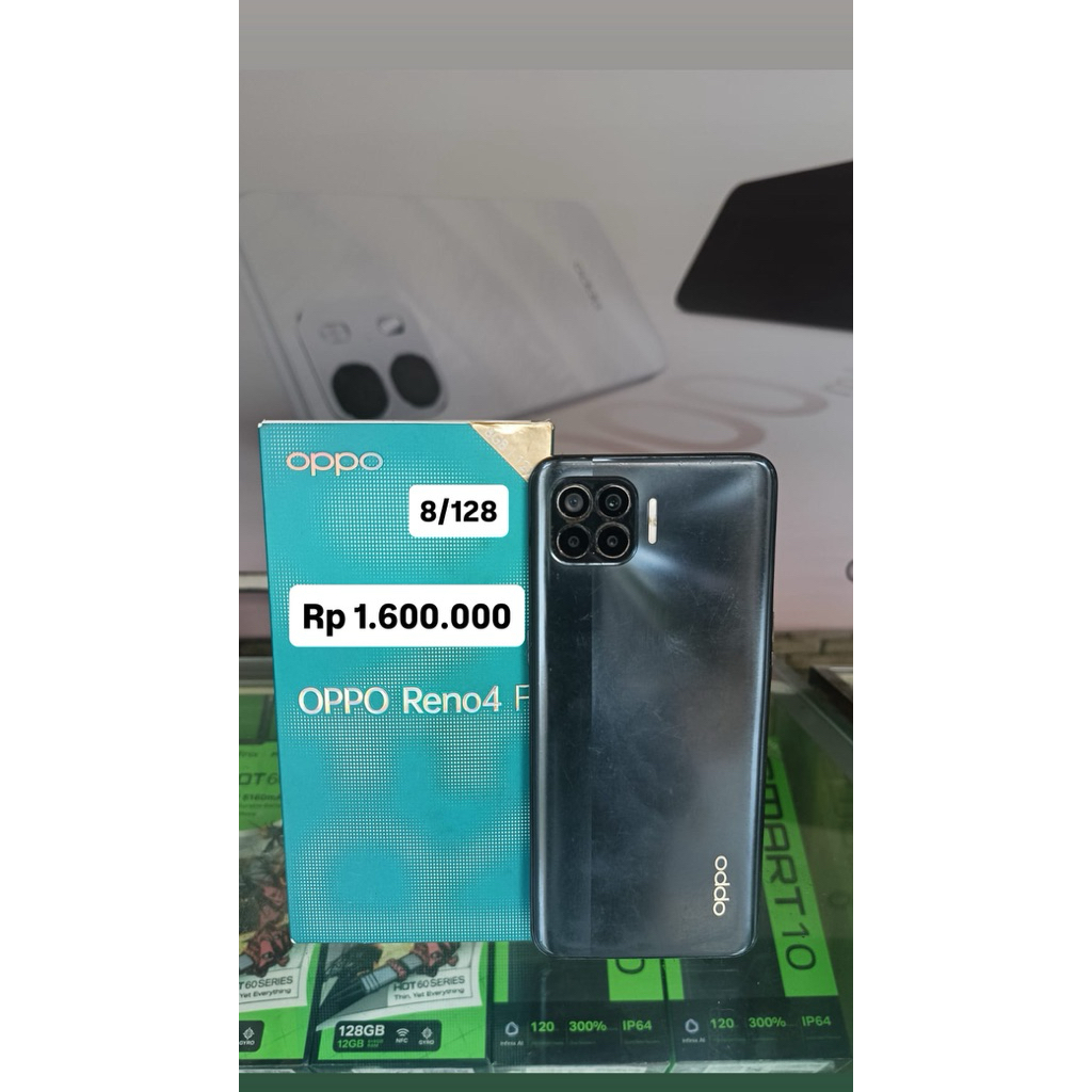 oppo reno 4f 8/128 second