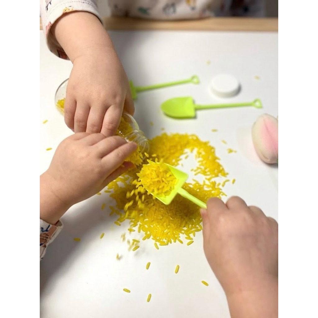 [COD] Sendok Plastik Bentuk Sekop / Mainan Sekop Kecil Mainan Montessori