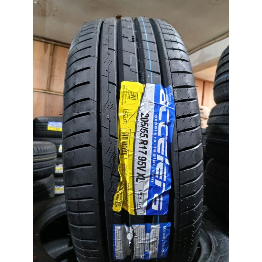 ban mobil r17 accelera yota evt 205 55 r17 xpander innova
