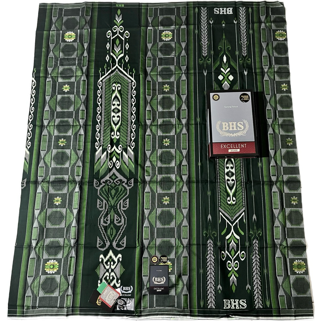 SARUNG BHS EXCELLENT SKA SONGKET MIX SILVER