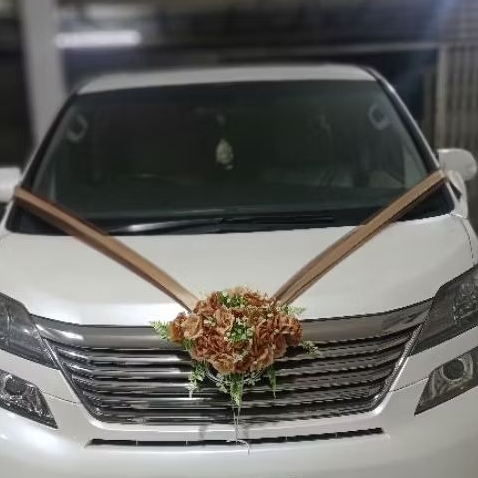 Hiasan MEWAH Bunga Mobil Pengantin || wedding flower || buket bunga mobil || hiasan bunga mobil depa