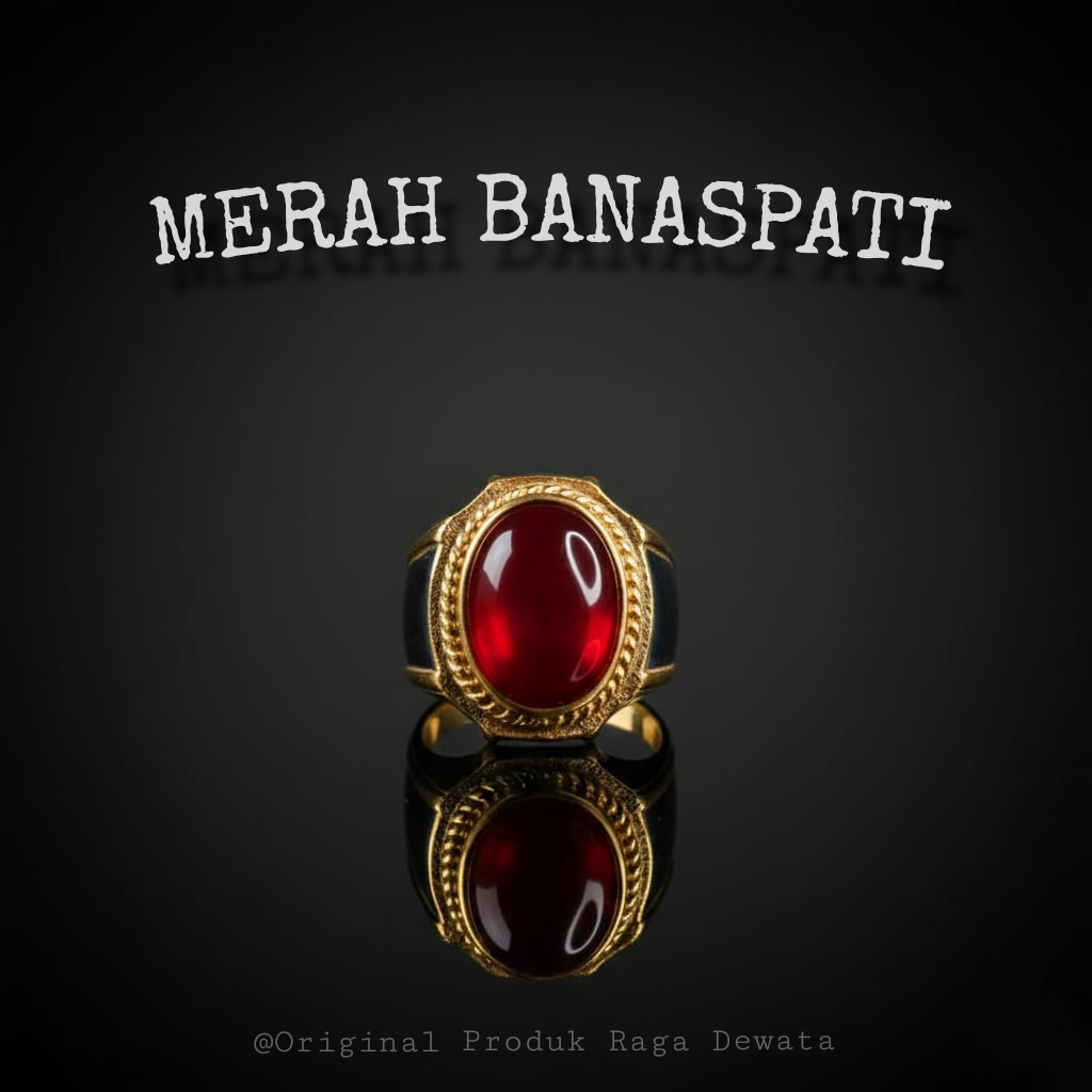 Cincin Titanium Merah Banaspati