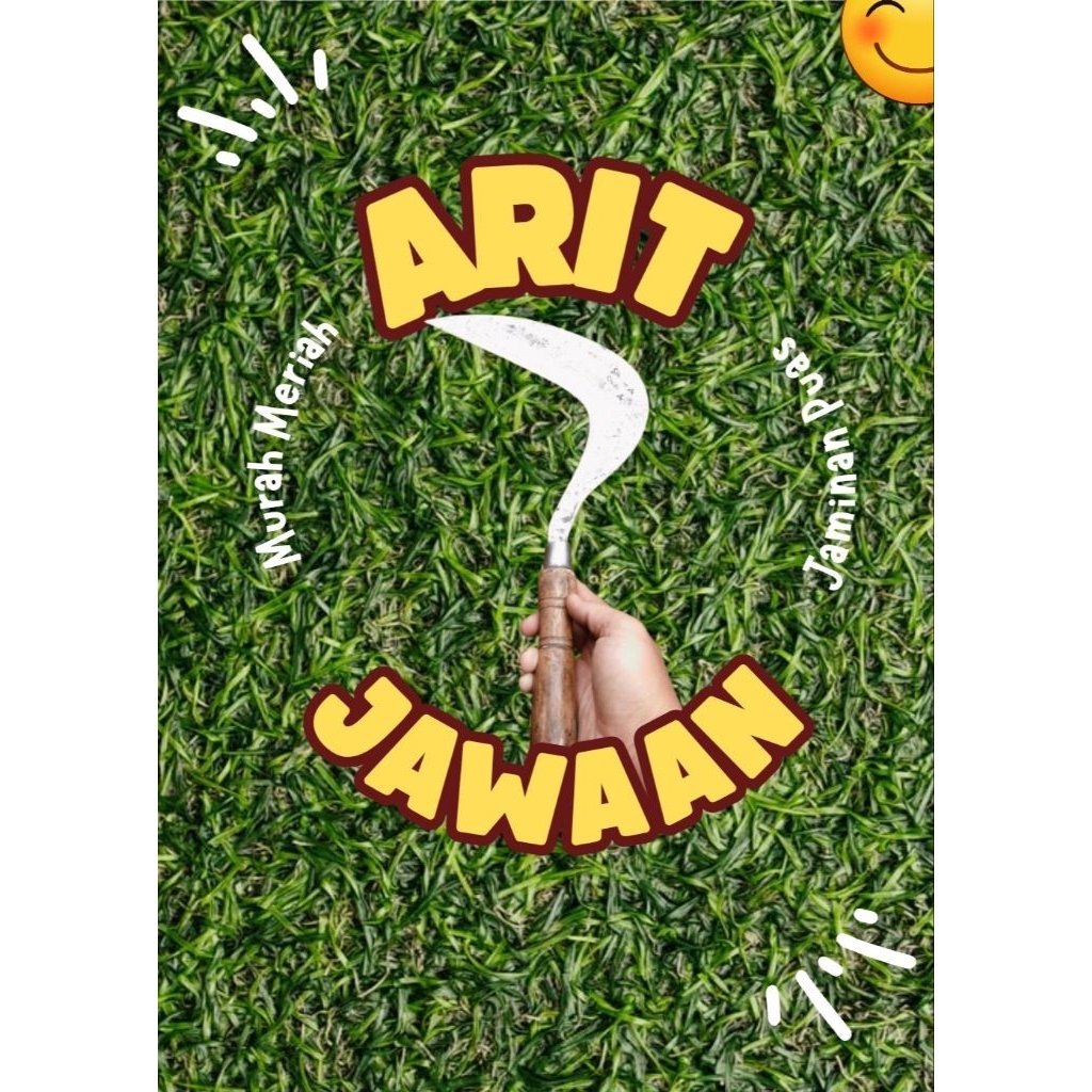 Arit jawaan bahan full baja per tebal