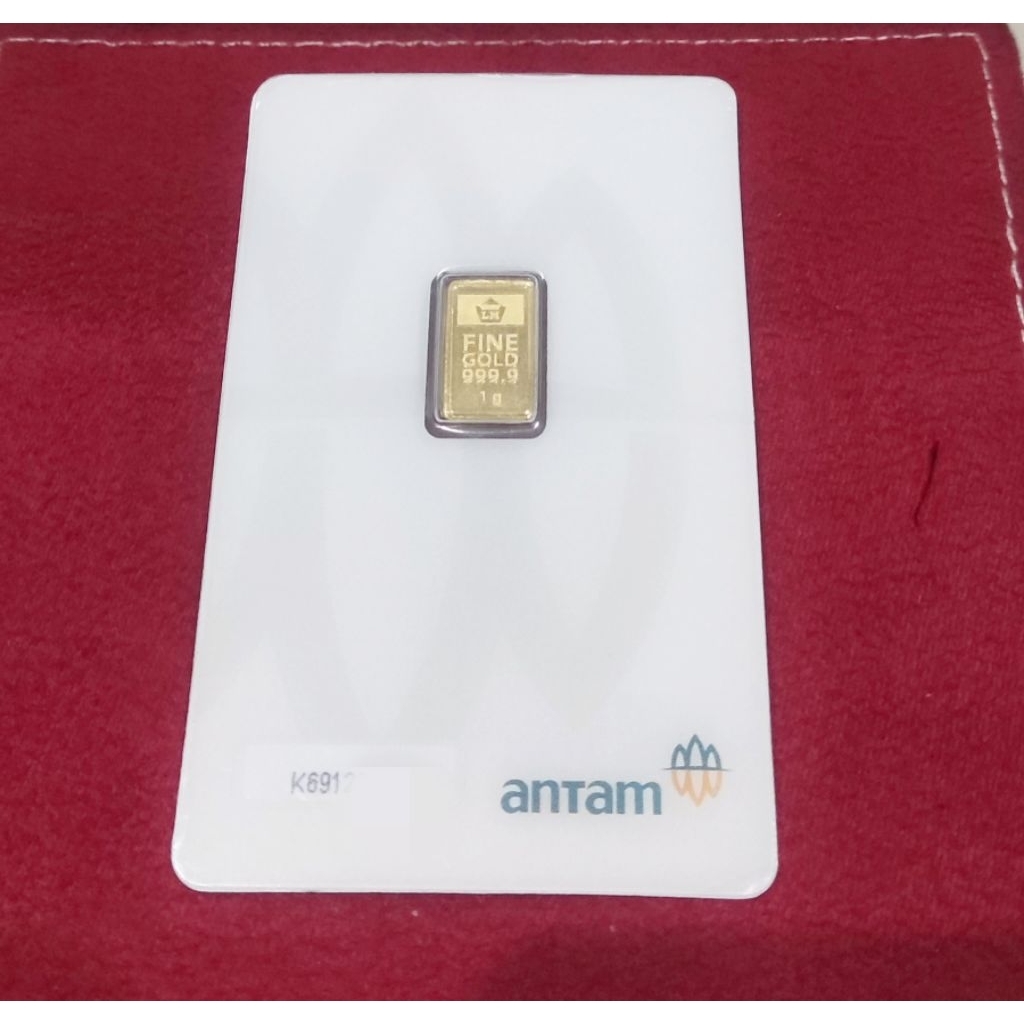 Logam mulia emas fine gold seri Albino non RM 2019 certieye certicard 1gram 1 gram koleksi pribadi