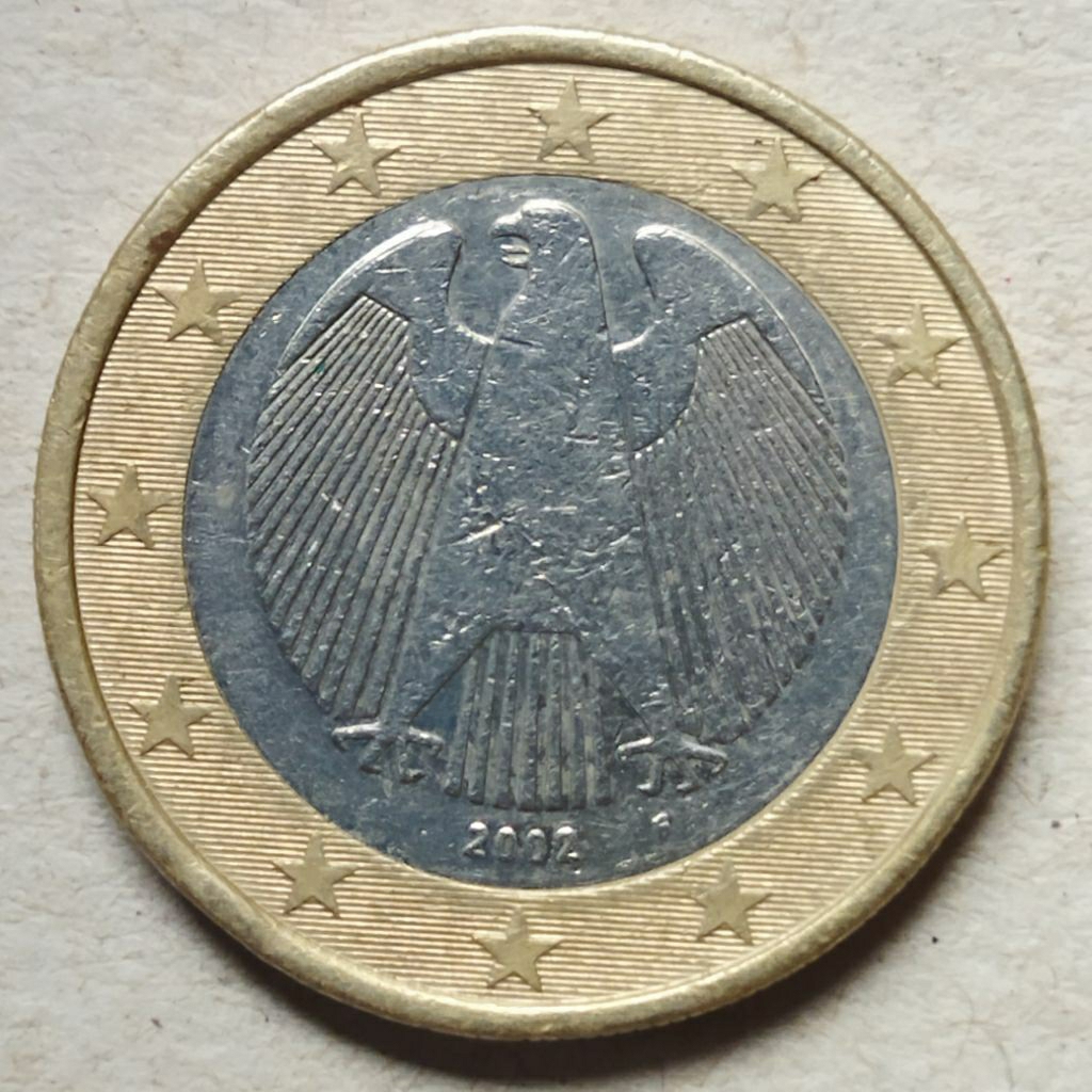 Koin 1 Euro tahun 2002 Jerman