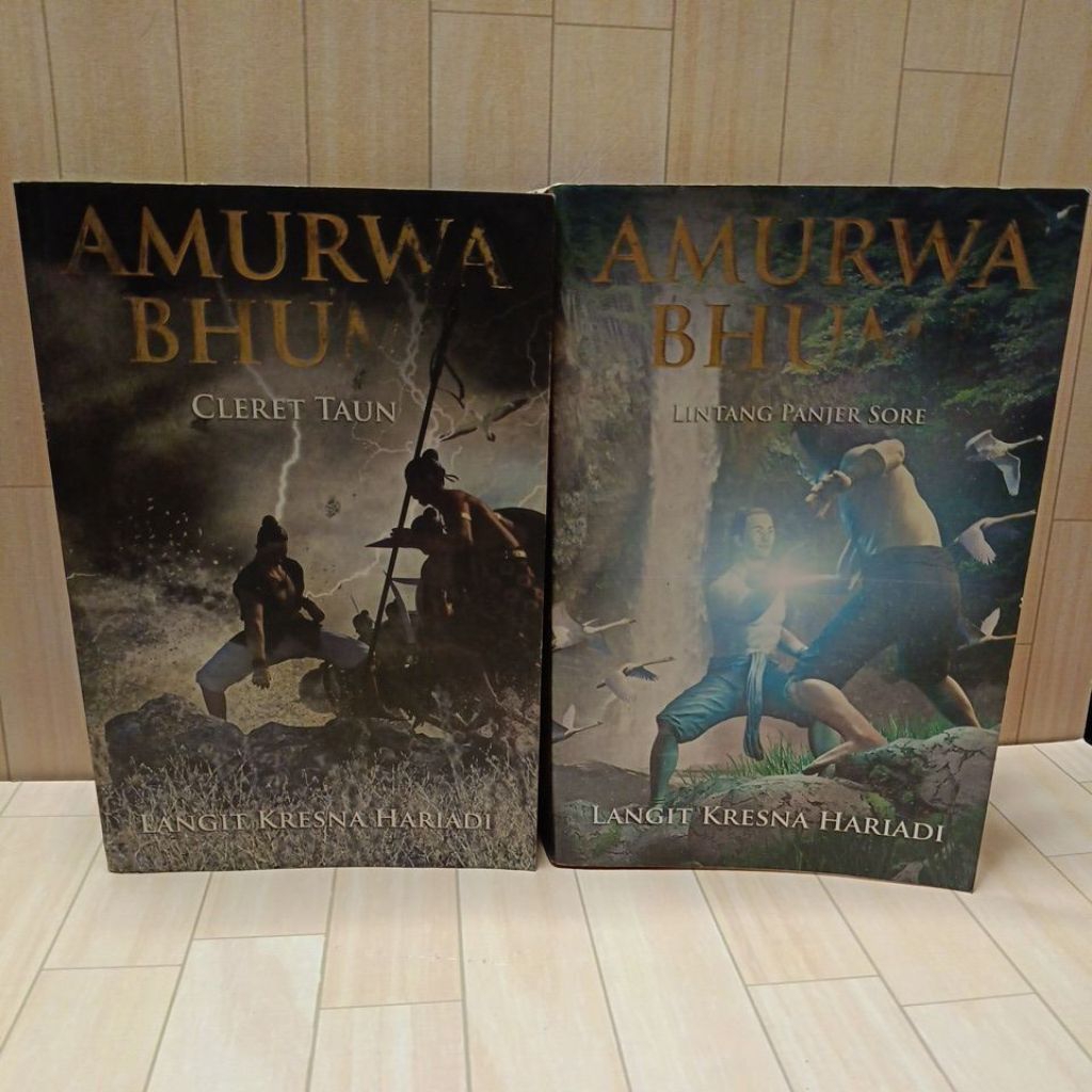 Novel Amurwa Bhumi set 1-2 karya Langit Kresna Hariadi Original Preloved set ke 2