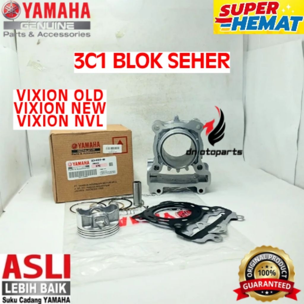 BLOK SEHER ORIGINAL YAMAHA KODE 3C1, BLOK SEHER VIXION OLD, BLOK SEHER VIXION NEW, BLOK SEHER VIXION